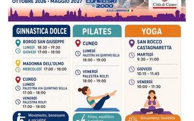 GINNASTICA DOLCE- YOGA – PILATES